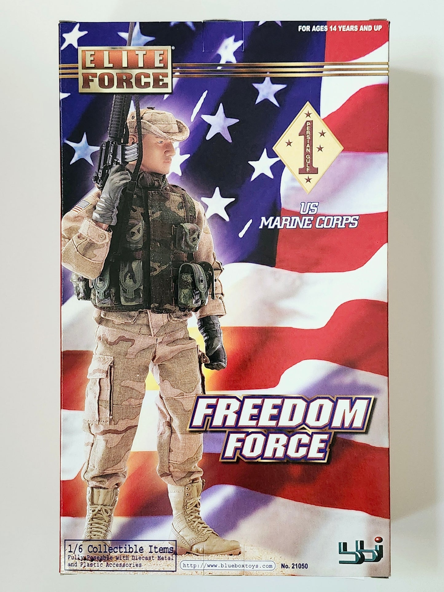 Elite Force US Marine Corps (Persian Gulf) Freedom Force 12-Inch Action Figure