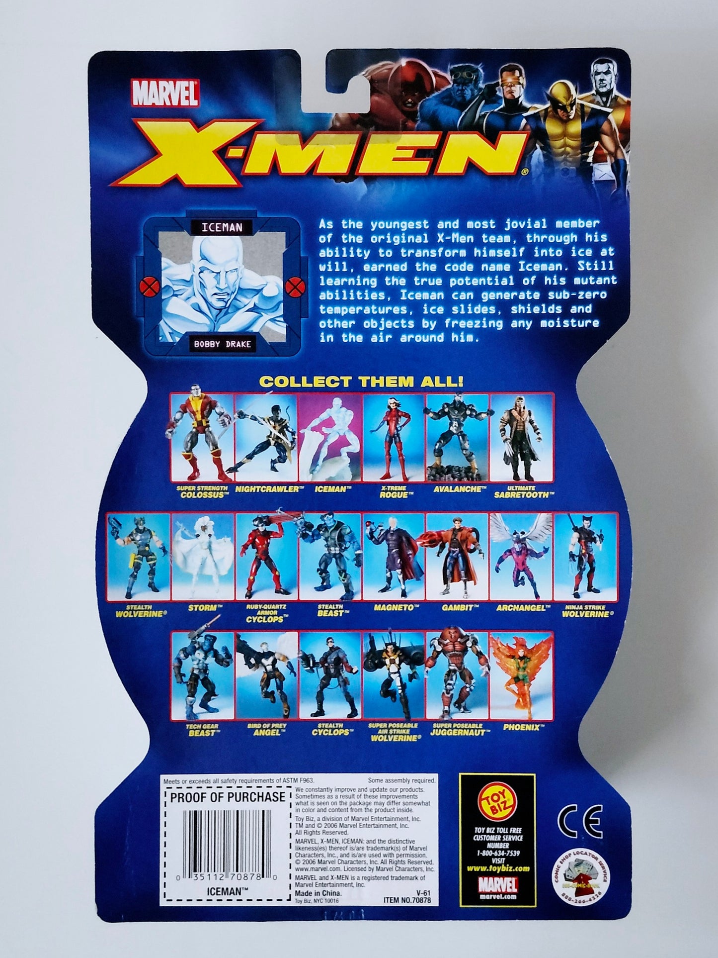 X-Men Classics Iceman 6-Inch Action Figure