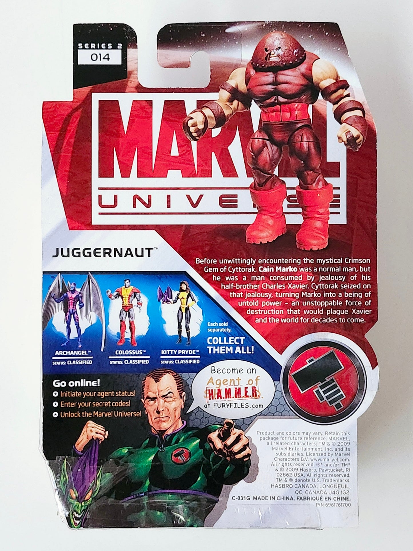 Marvel Universe Series Figure 14 Juggernaut Action