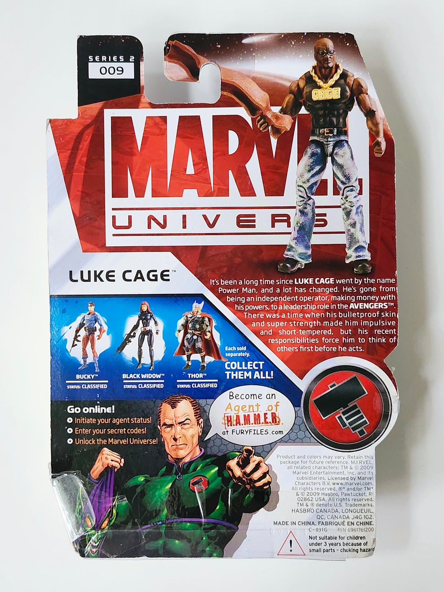 Marvel Universe Series 2 Figure 9 Luke Cage 3.75-Inch Action Figure