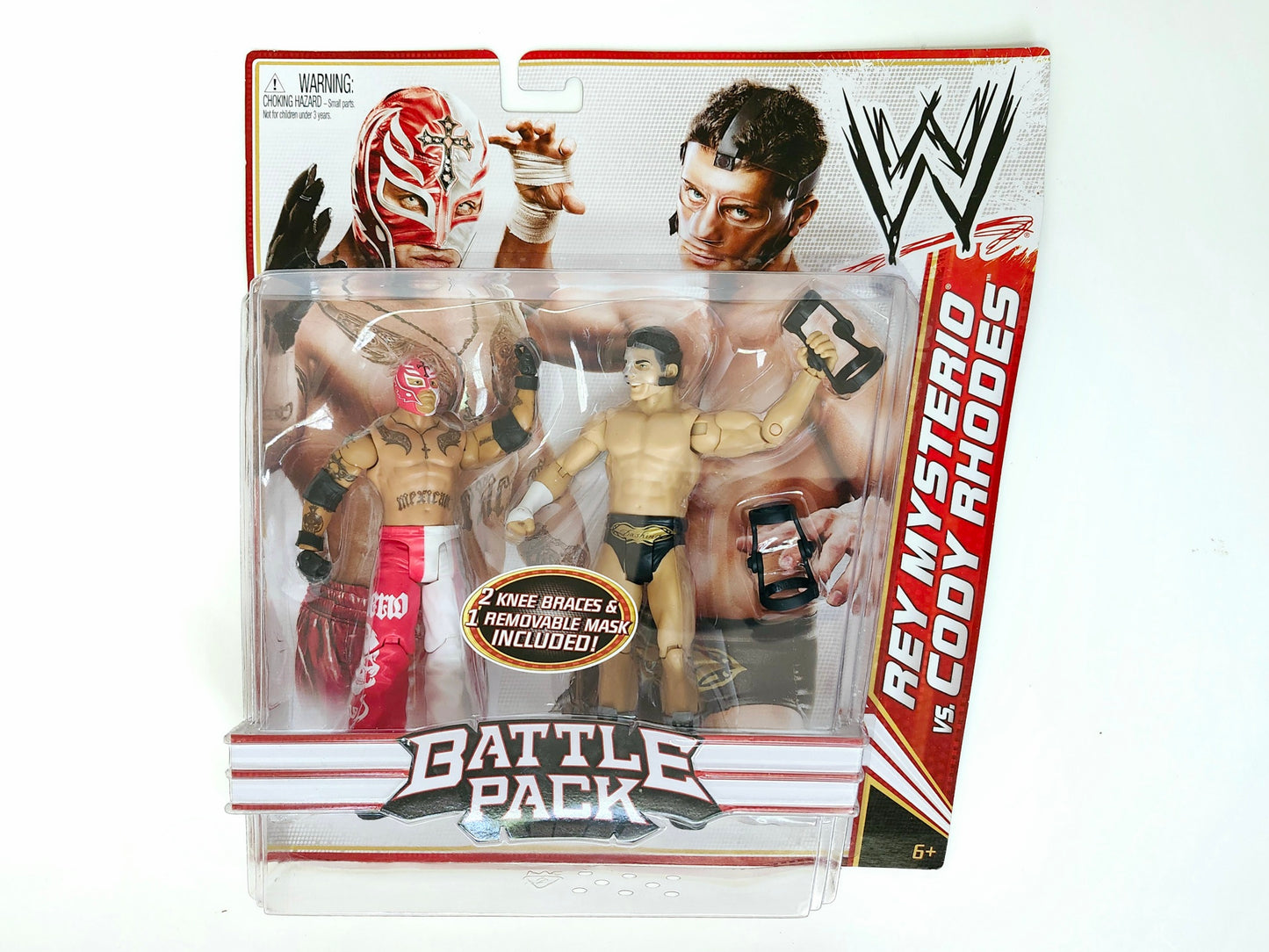 WWE Series 13 Battle Pack Rey Mysterio vs. Cody Rhodes Action Figure 2 –  Action Figures and Collectible Toys