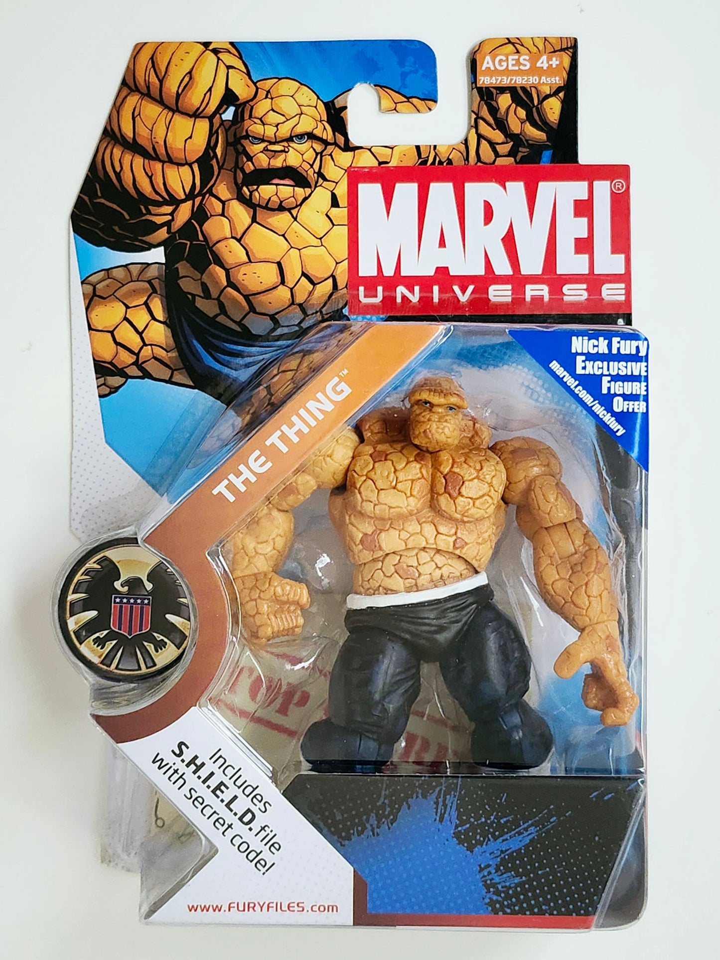 Marvel Universe Series 1 Figure 19 The Thing (Dark Blue Pants) 3.75-Inch Action Figure