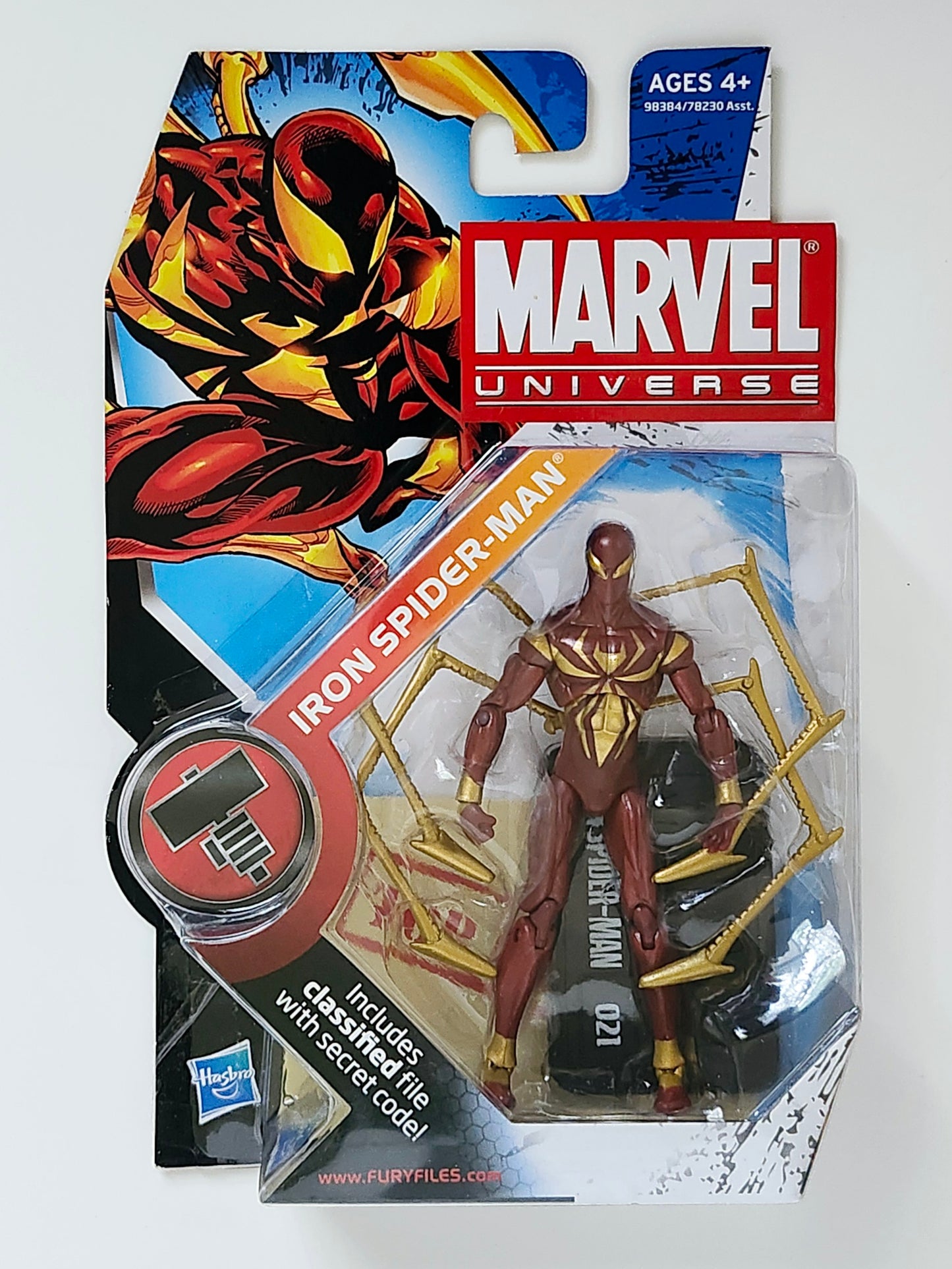 Marvel Universe Series 2 Figure 21 Iron Spider-Man (Solid) 3.75-Inch Action Figure