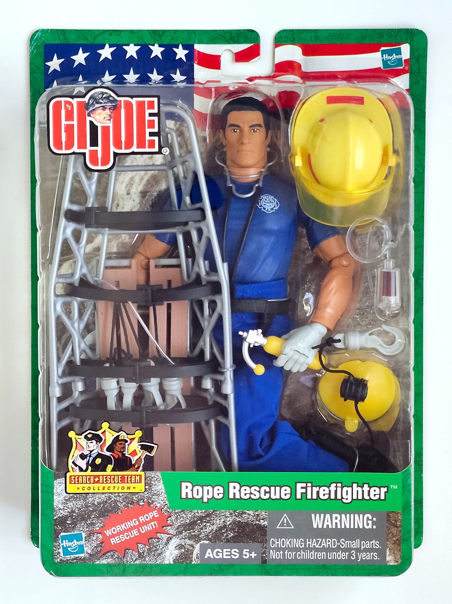 G.I. Joe Search & Rescue Team Collection Rope Rescue Firefighter (Hispanic)