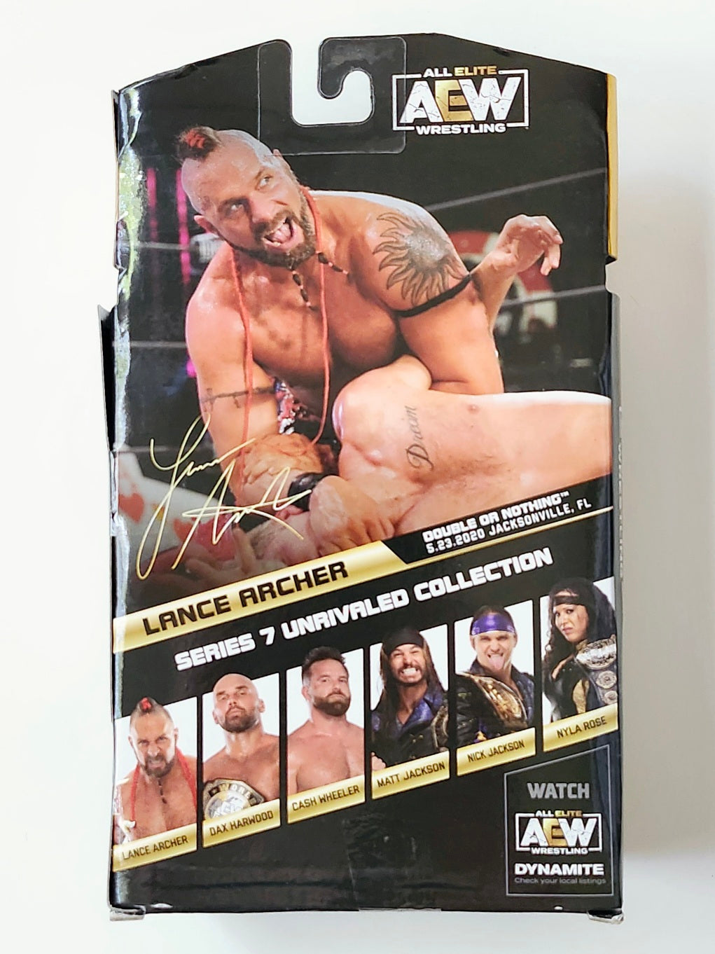 AEW Unrivaled Collection Series 7 Dax Harwood Action Figure