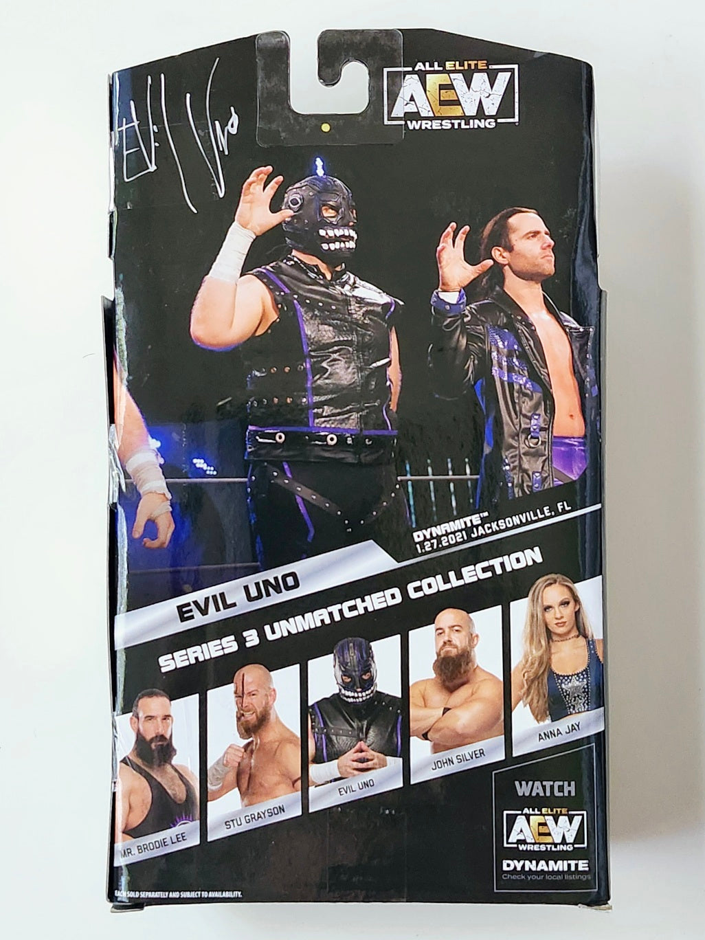 AEW Unmatched Collection Series 3 Evil Uno Action Figure