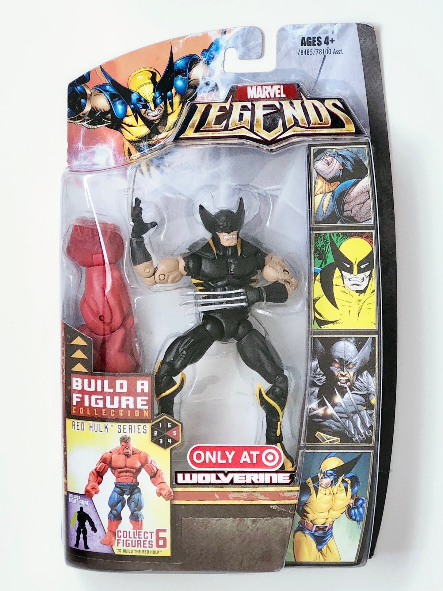 Marvel Legends Red Hulk Series Wolverine (Black Costume Variant) 6-Inch Action Figure