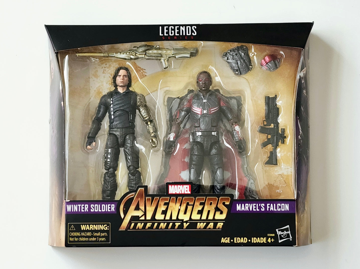 Marvel Legends Avengers Infinity War Winter Soldier and Falcon Exclusive Action Figure 2-Pack