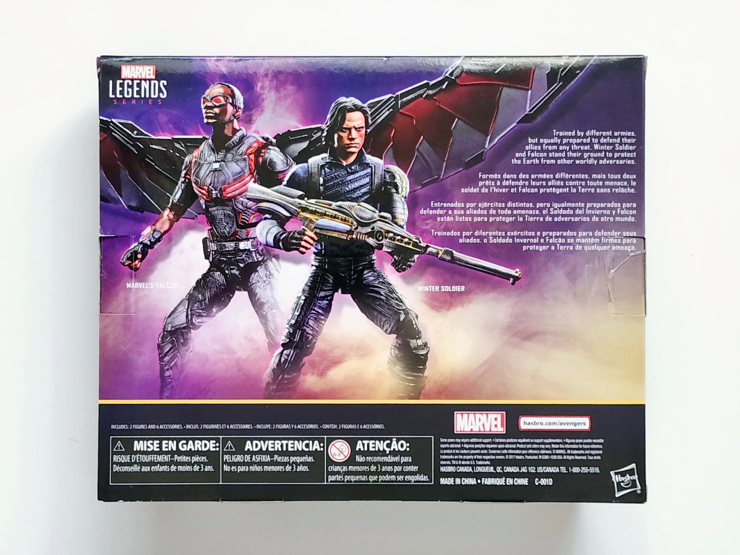 Marvel Legends Avengers Infinity War Winter Soldier and Falcon Exclusive Action Figure 2-Pack