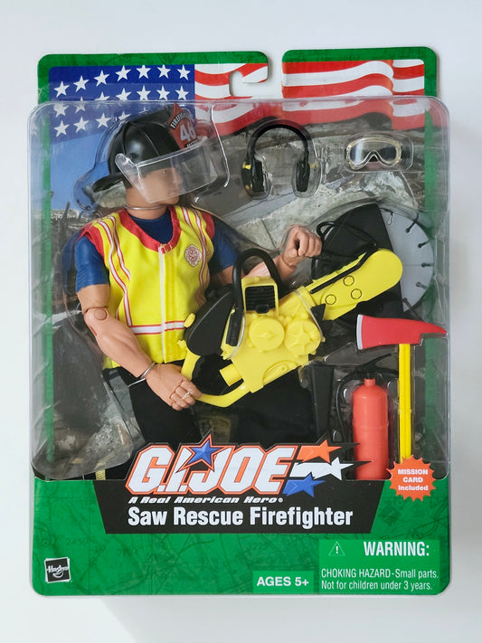 G.I. Joe Saw Rescue Firefighter (Caucasian) 12-Inch Action Figure