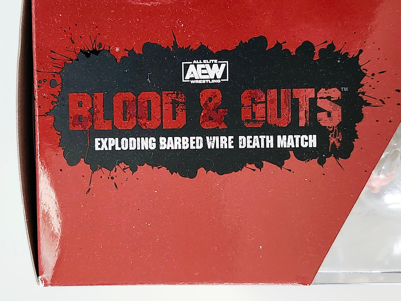 AEW Unrivaled Collection Blood & Guts Series Jon Moxley & Kenny Omega Exploding Barbed Wire Death Match Exclusive Action Figure 2-Pack