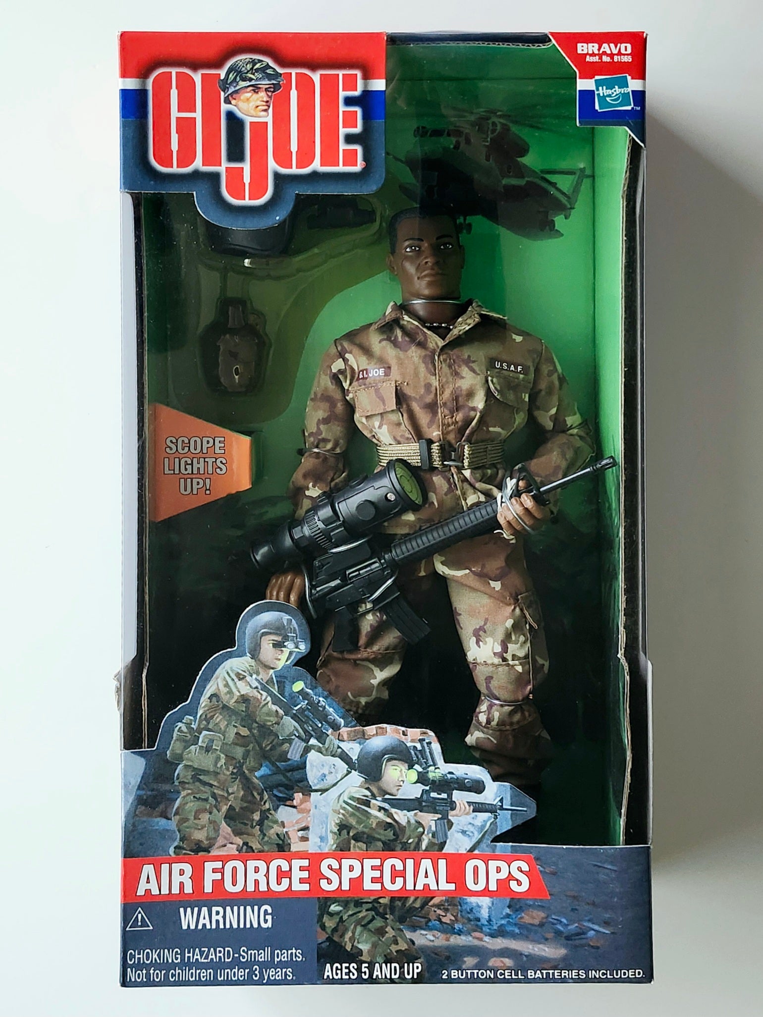 Joe Air Force Special Ops (African-American) 12-Inch Action