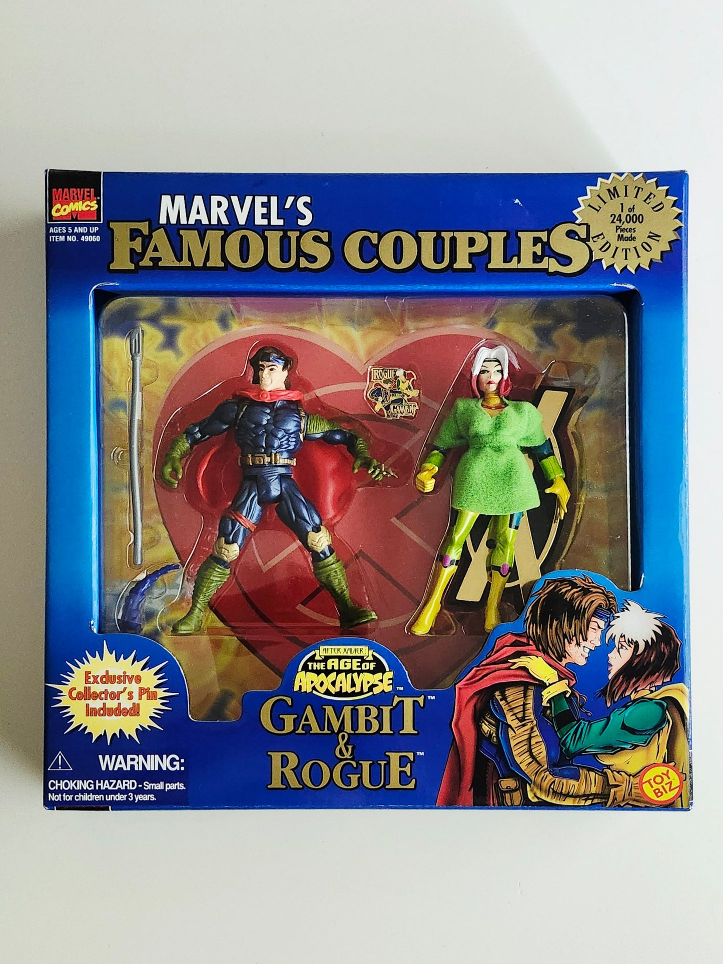 Marvel's Famous Couples Age of Apocalypse Gambit & Rogue Action Figures