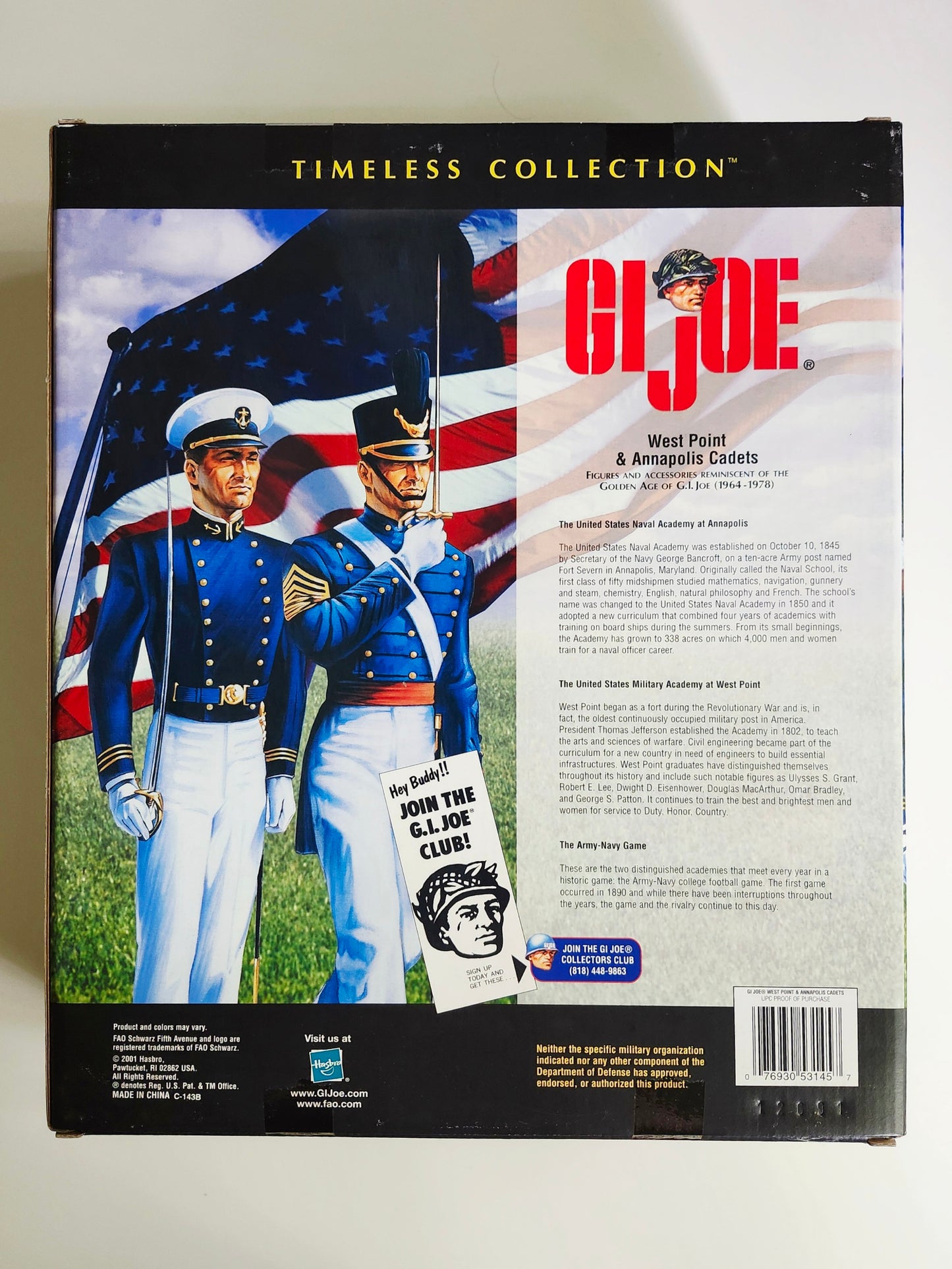 G.I. Joe Timeless Collection West Point & Annapolis Cadets (African-American) Exclusive 12-Inch Action Figure Set (Copy)