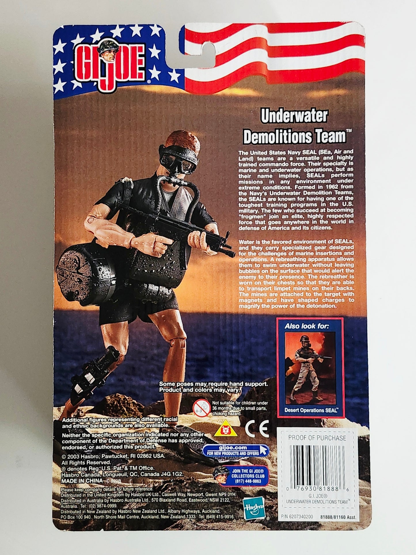 G.I. Joe Underwater Demolitions Team (Caucasian) 12-Inch Action Figure