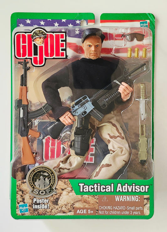 G.I. Joe Tactical Advisor (Caucasian) 12-Inch Action Figure (Black Shirt Variant & Blond Hair)