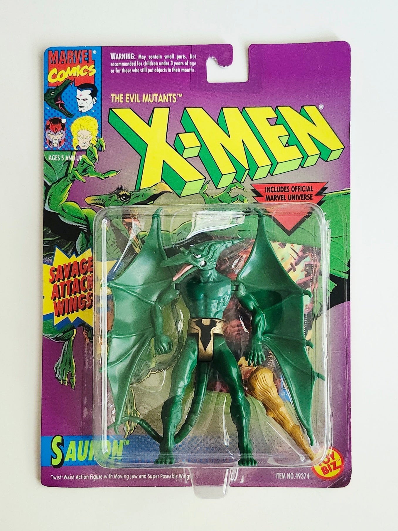 X-Men Sauron (Gold Shorts) 5-Inch Action Figure, 1993 – Action