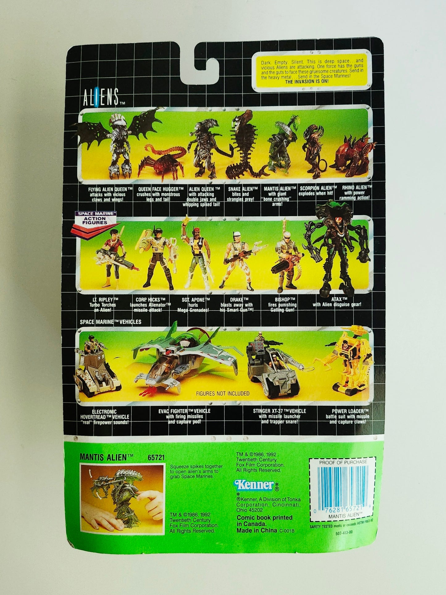 Aliens Mantis Alien Action Figure, 1992