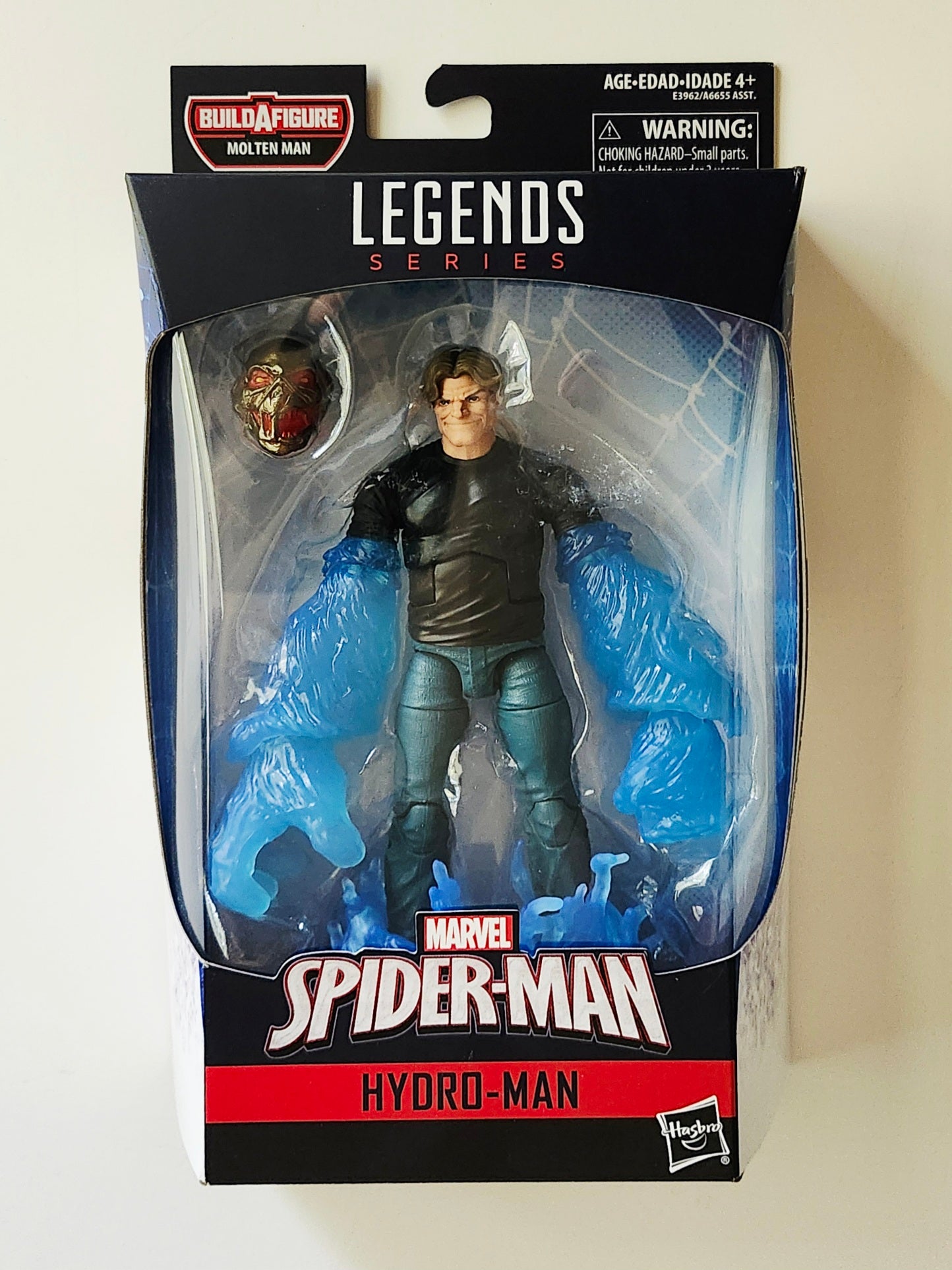 Marvel Legends Series Hydro-Man Action Figure 9,5 Cm, Cattivo Super Eroe, Design Classico, Giocattolo Per Bambini