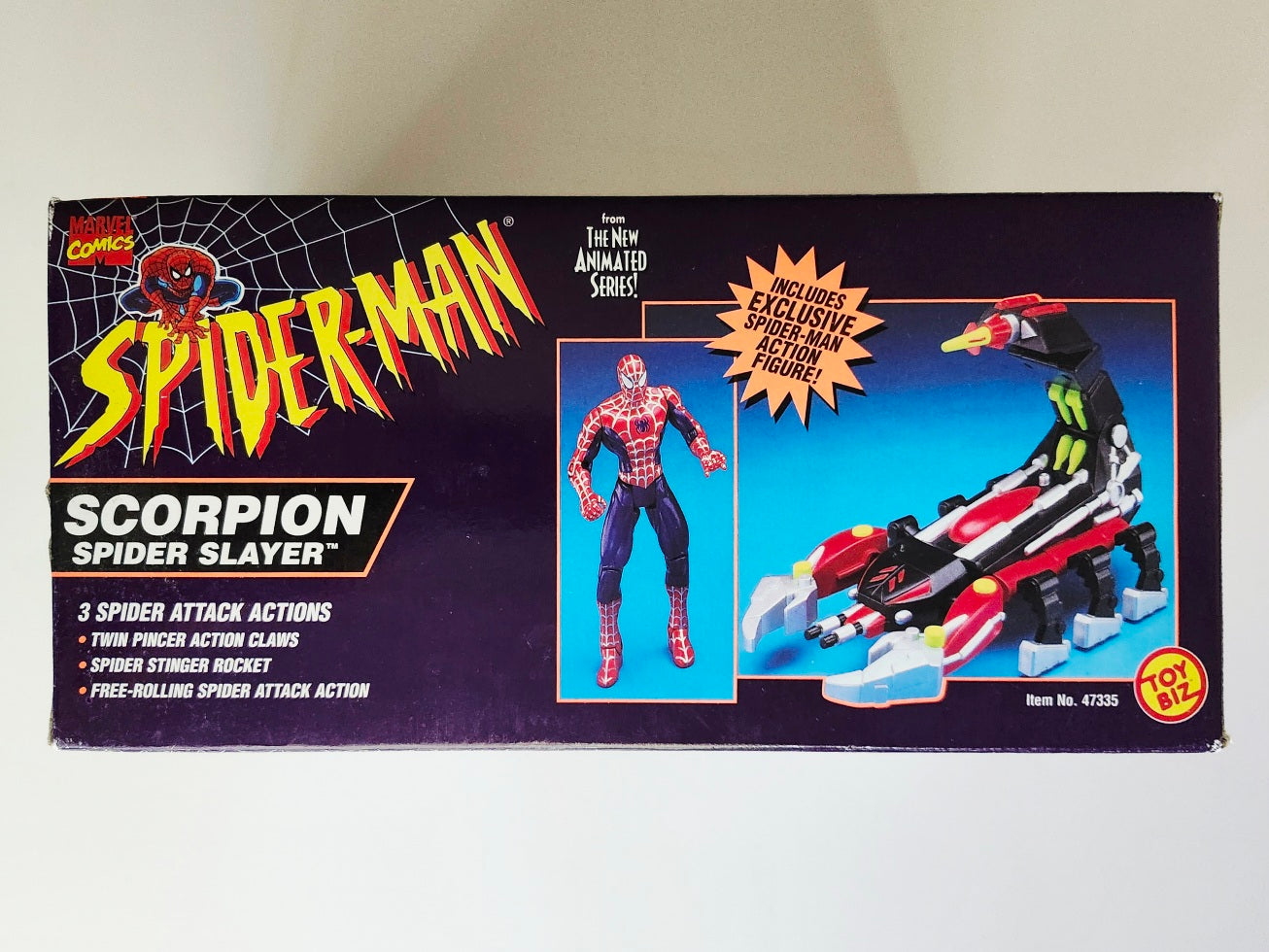 Spider-Man Animated Series Scorpion Spider-Slayer Vehicle and 5-Inch Action Figure (1996)