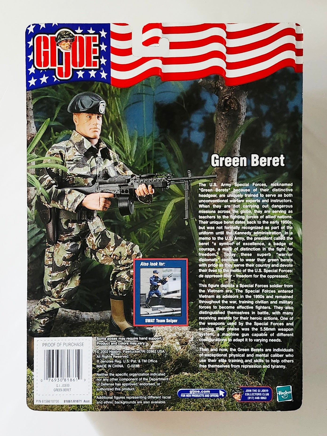 G.I. Joe Green Beret (Caucasian) 12-Inch Action Figure – Action