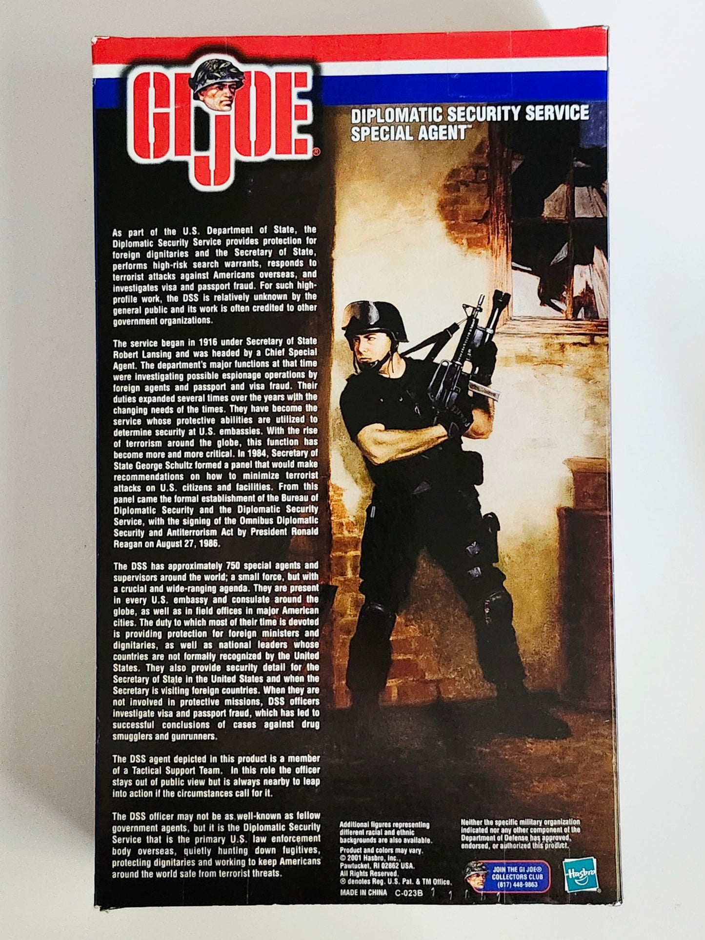 G.I. Joe Diplomatic Security Service Special Agent (Caucasian) 12-Inch Action Figure