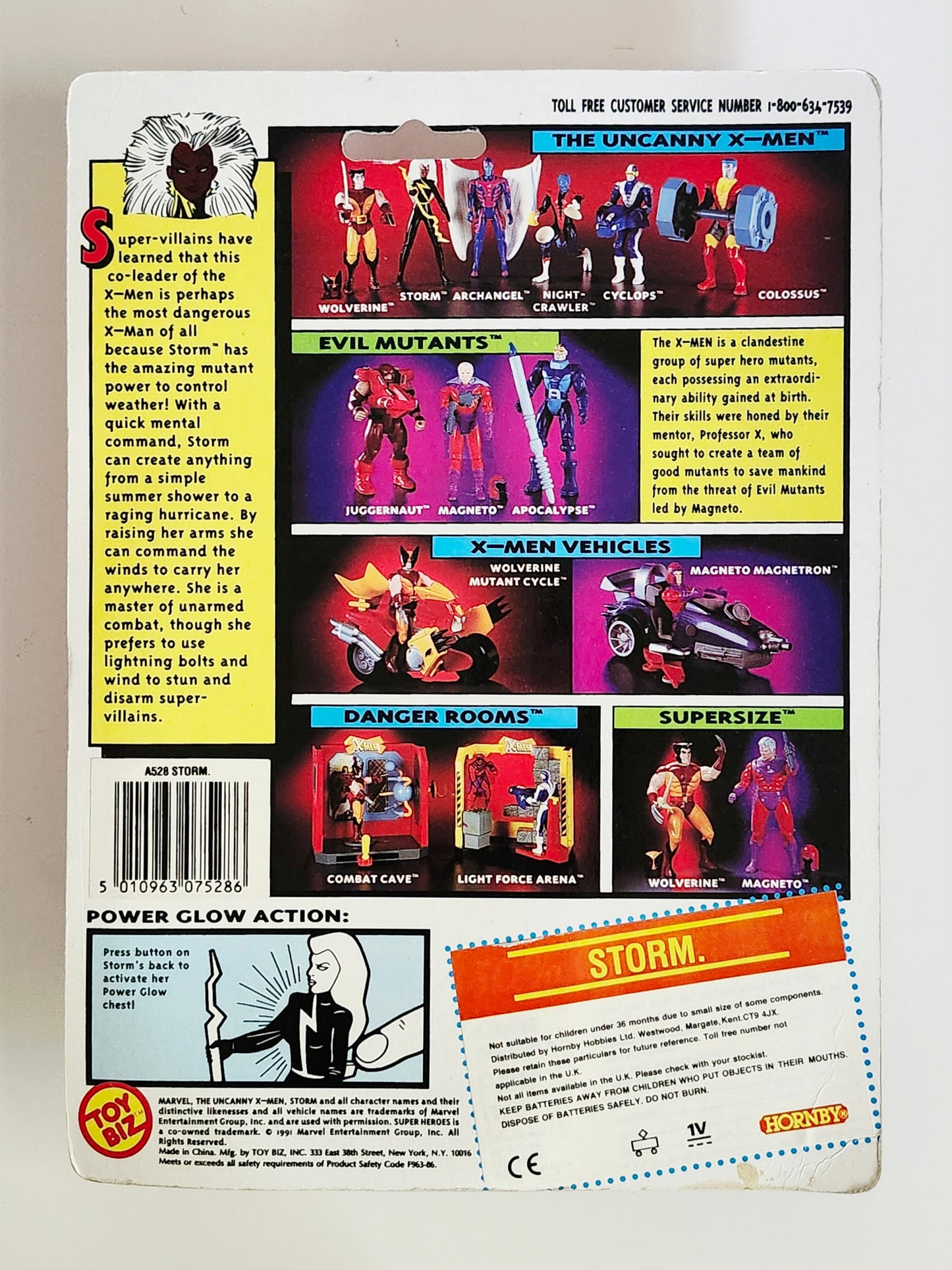 X-Men Storm (Black Costume) 5-Inch Action Figure, 1991