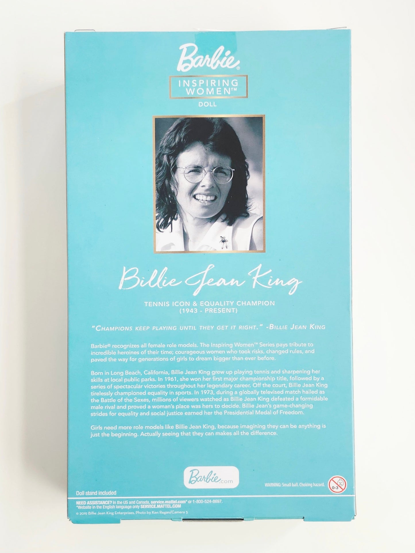 Barbie Signature Inspiring Women Collection Billie Jean King 11.5-Inch Doll