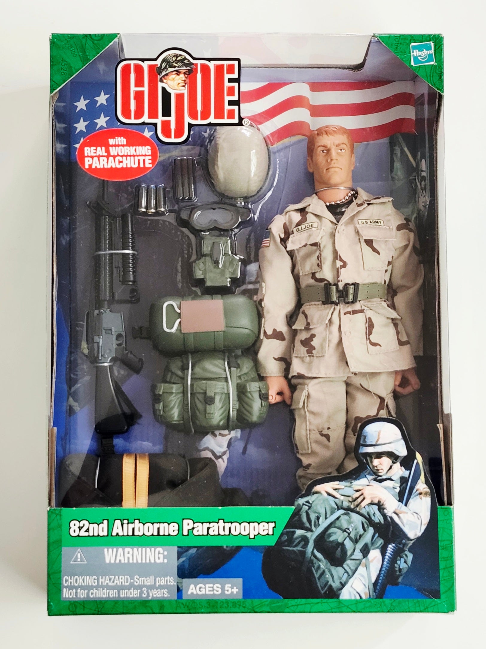G.I. Joe 82nd Airborne Paratrooper 12-Inch Action Figure – Action