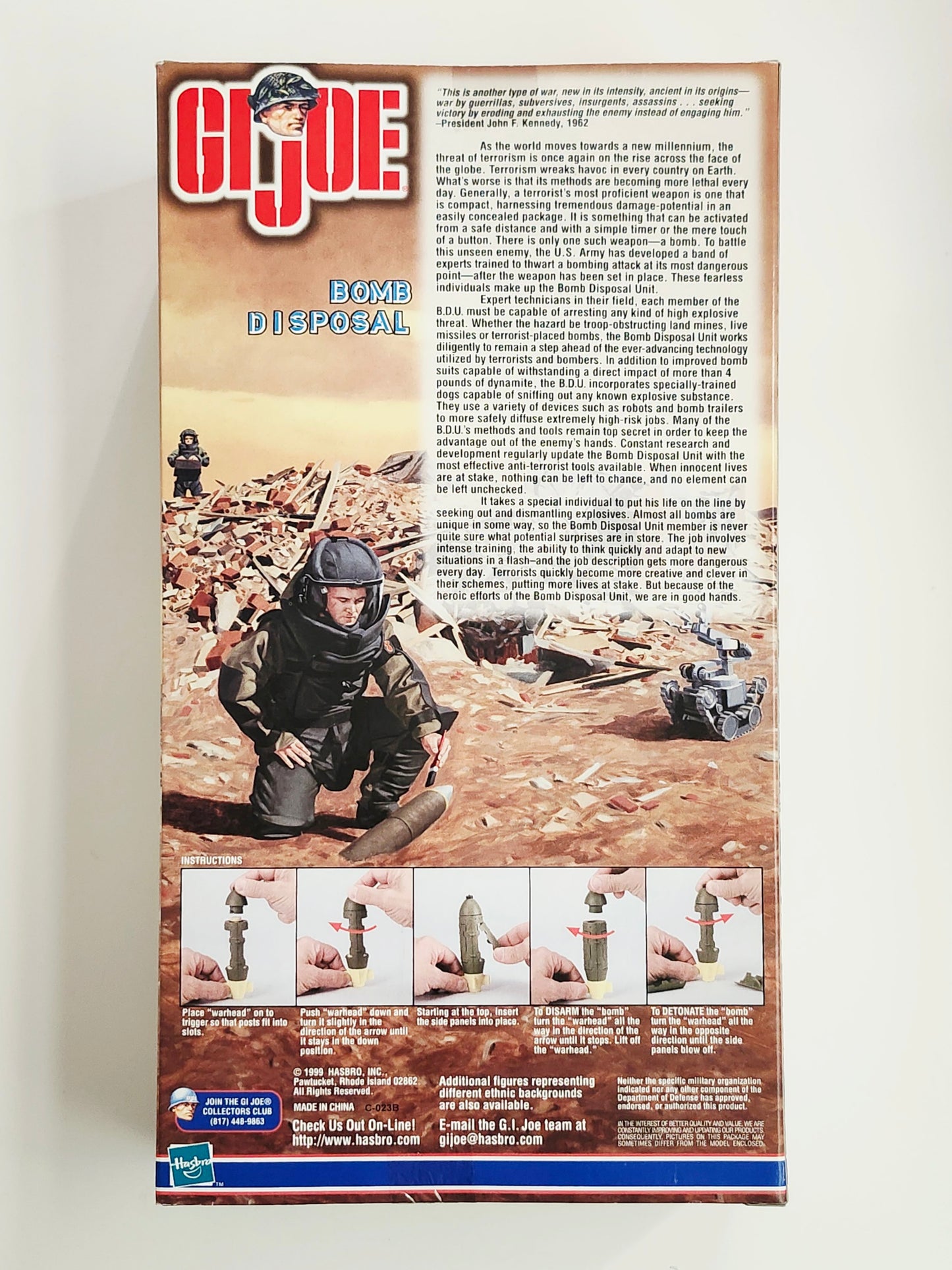 G.I. Joe Bomb Disposal (Caucasian) 12-Inch Action Figure
