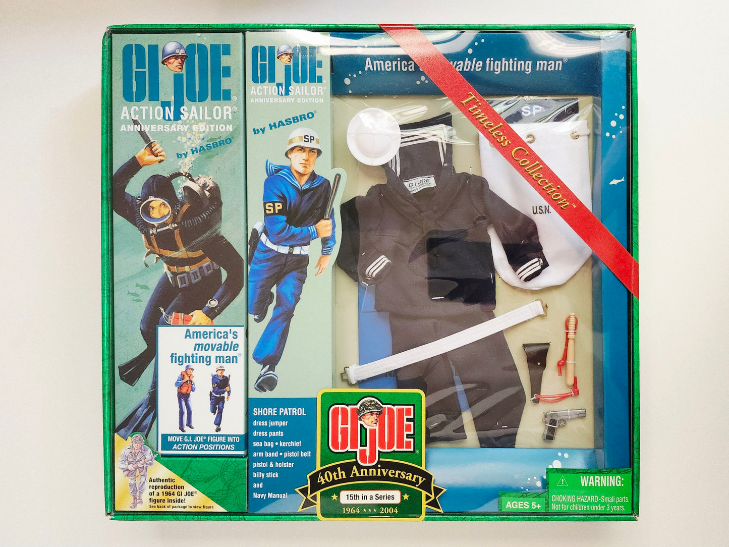 G.I. Joe 40th Anniversary Action Sailor with Shore Patrol 12-Inch Action Figure Set 15th in a Series