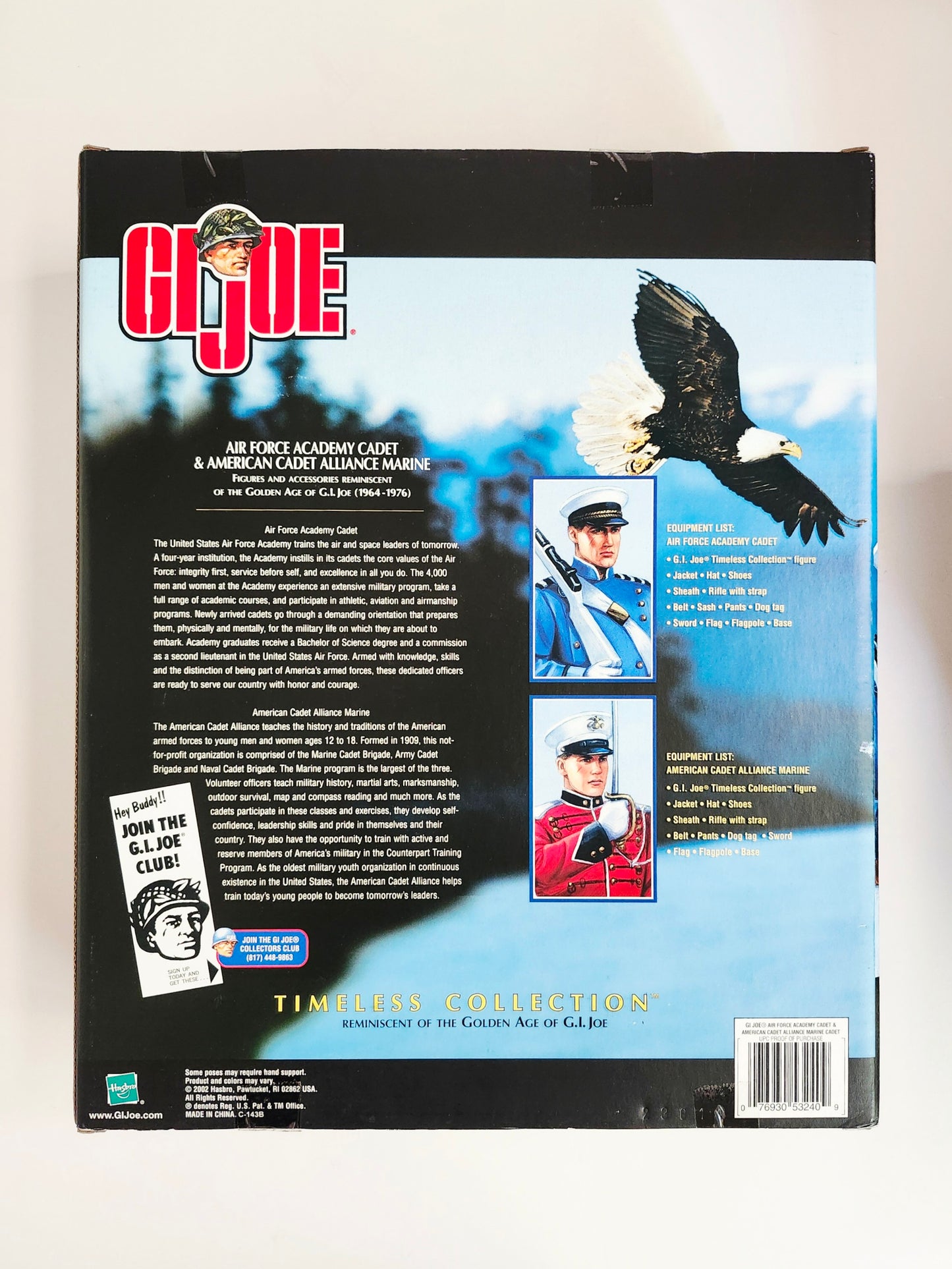 G.I. Joe Timeless Collection Air Force Academy Cadet & American Cadet Alliance Marine Exclusive 12-Inch Action Figure Set