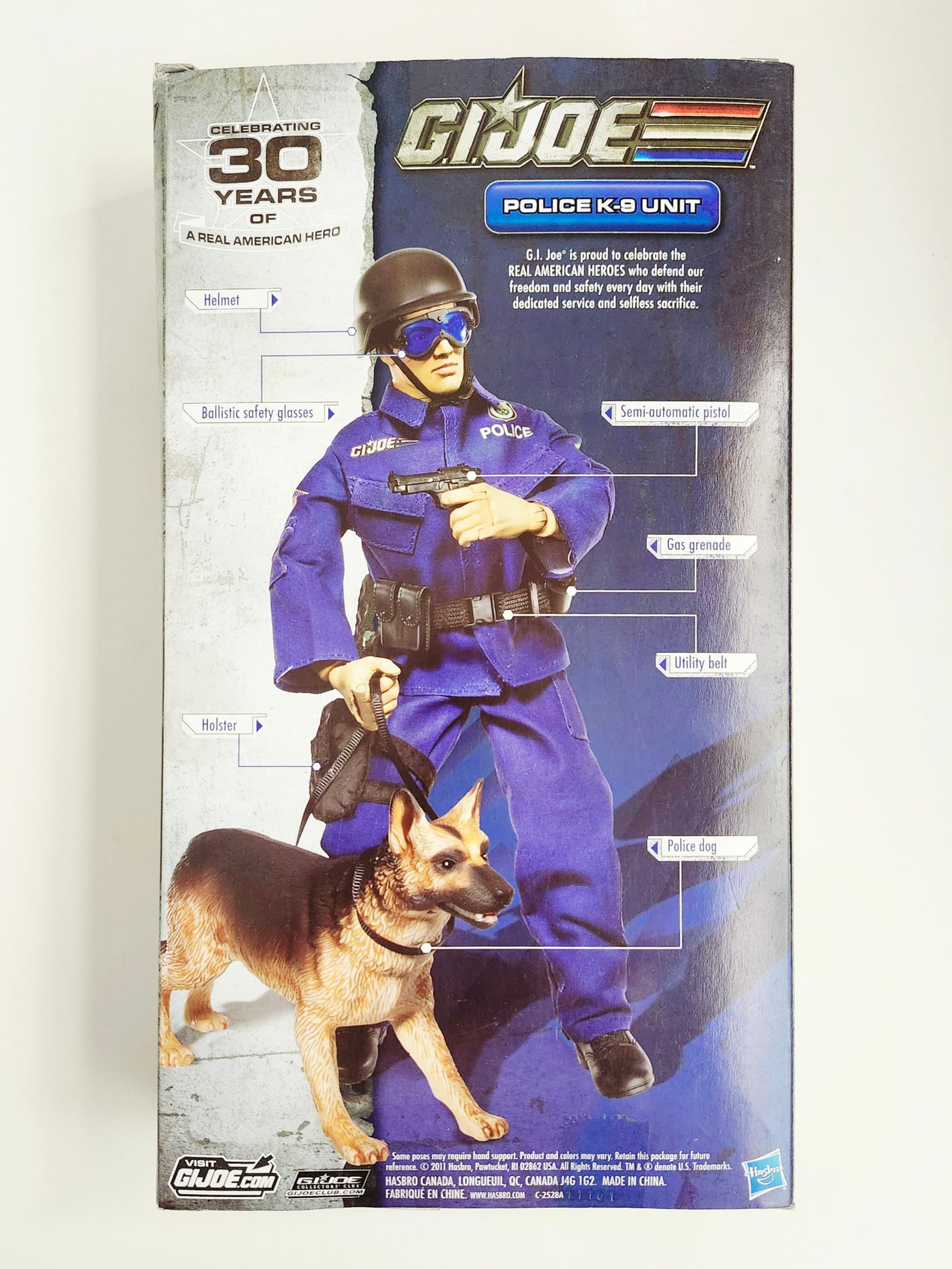 G.I. Joe Police K-9 Unit 12-Inch Action Figure
