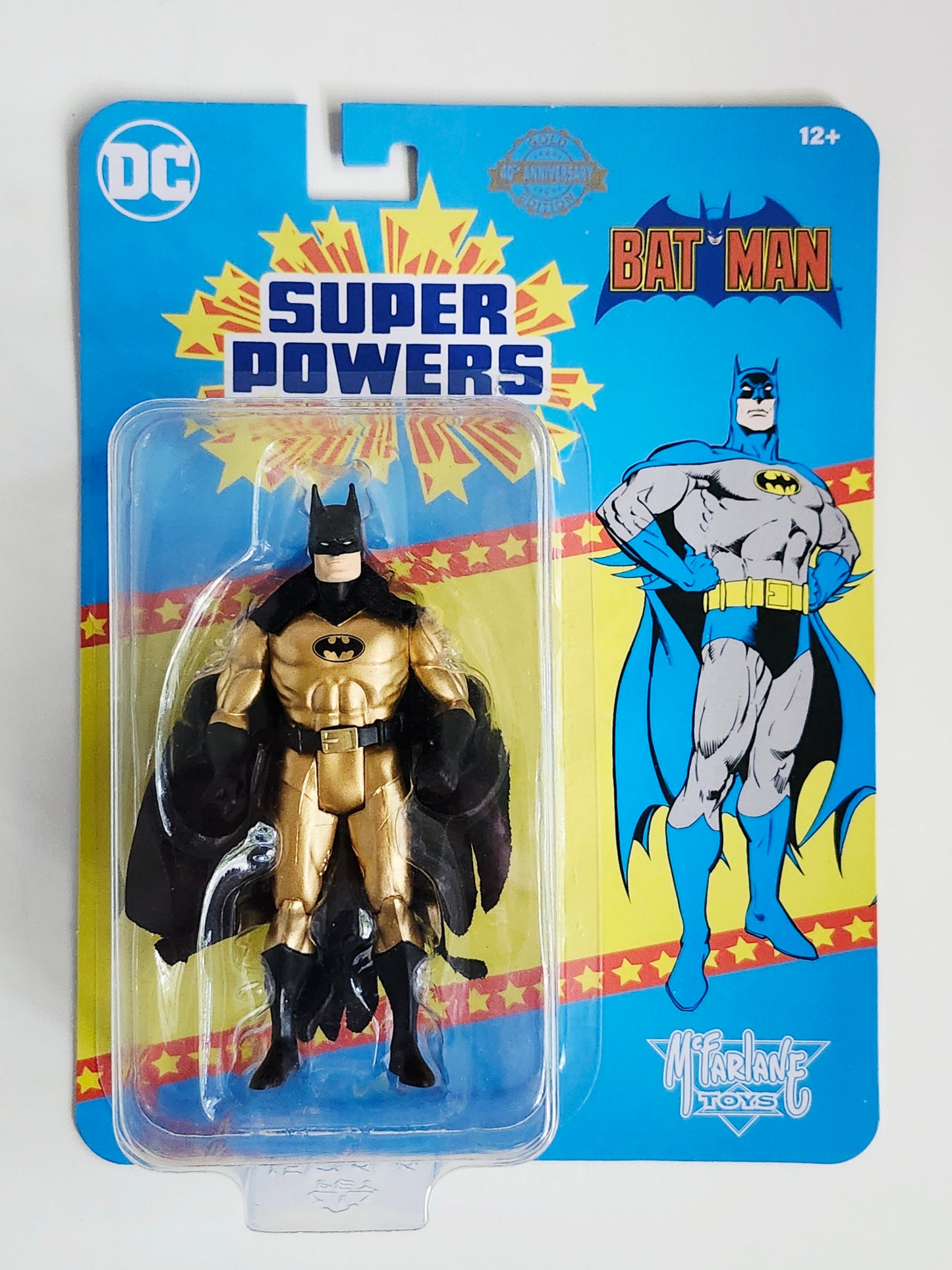 DC Super Powers Batman Gold Edition 4.5-Inch Action Figure, Not Mint