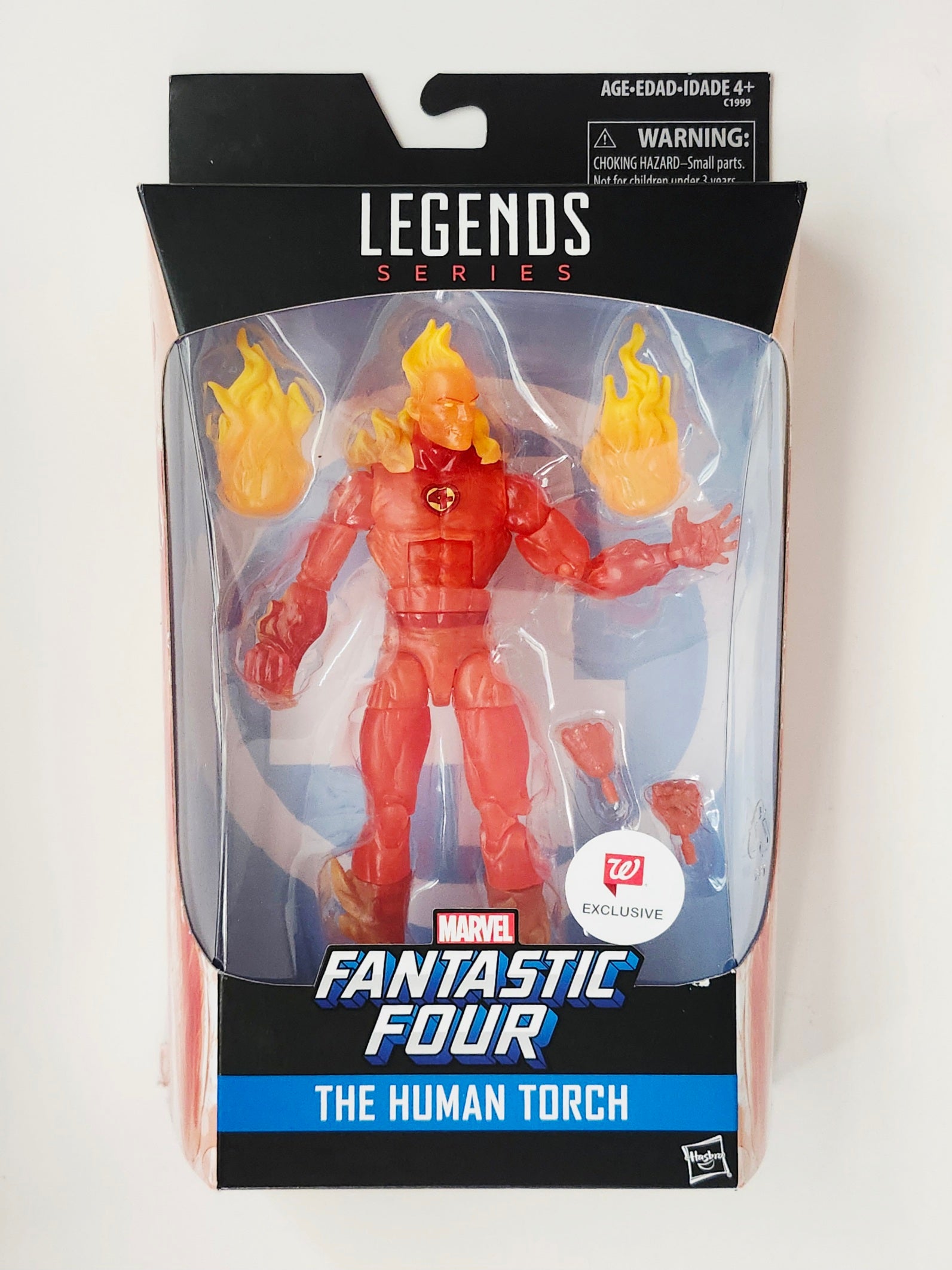 Marvel Legends Exclusive Human Torch 6-Inch Action Figure – Action