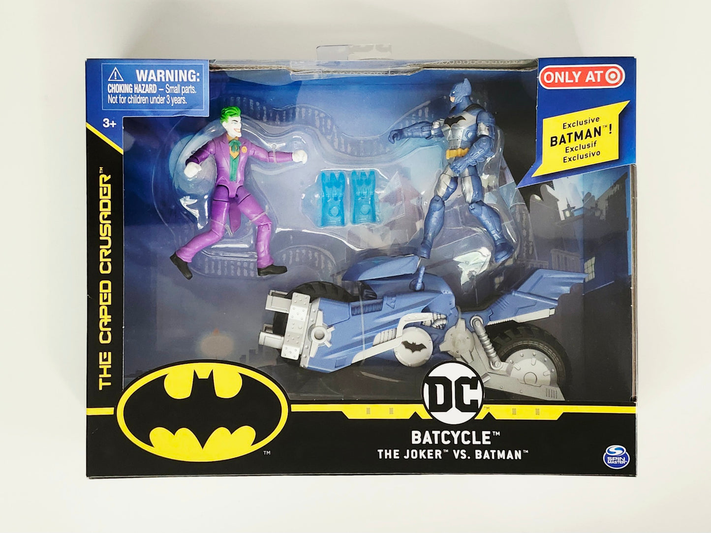 DC Comics Batcycle and Joker vs. Batman Exclusive 4-Inch Action Figures and Vehicle