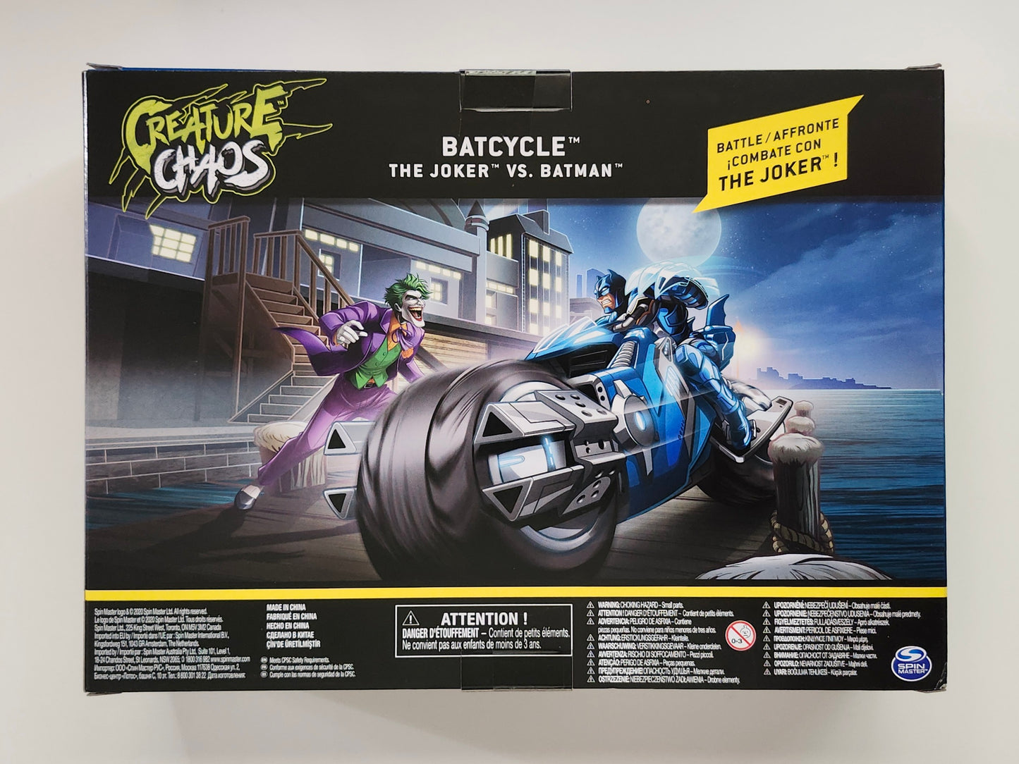 DC Comics Batcycle and Joker vs. Batman Exclusive 4-Inch Action Figures and Vehicle