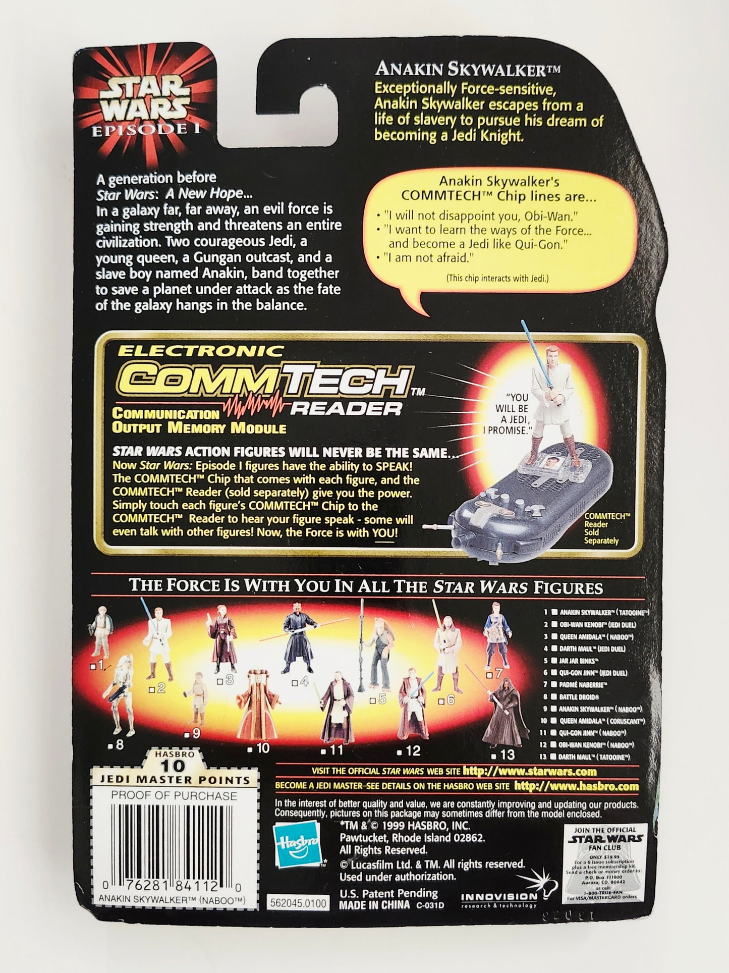 Star Wars: Episode 1 Anakin Skywalker (Naboo) 3.75-Inch Scale Action Figure