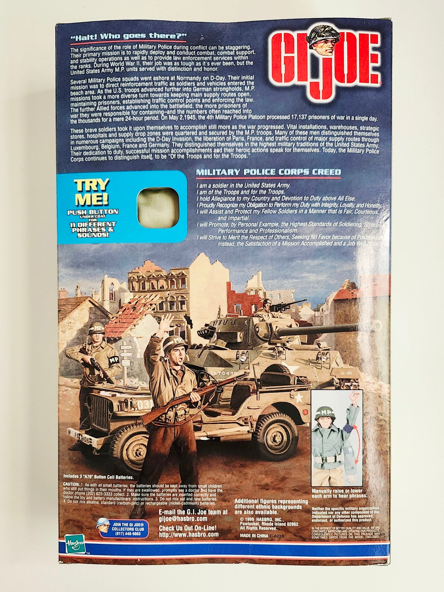 G.I. Joe WWII E.T.O. Military Policeman 12-Inch Action Figure