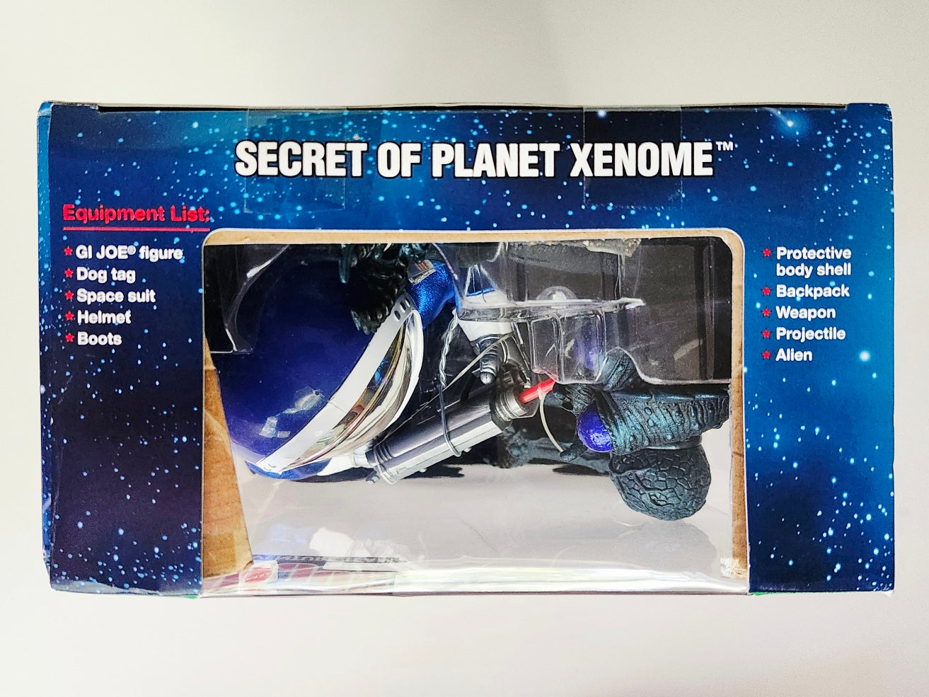 G.I. Joe Adventure Team Secret of Planet Xenome with Blue Alien (Caucasian) 12-Inch Action Figure Set