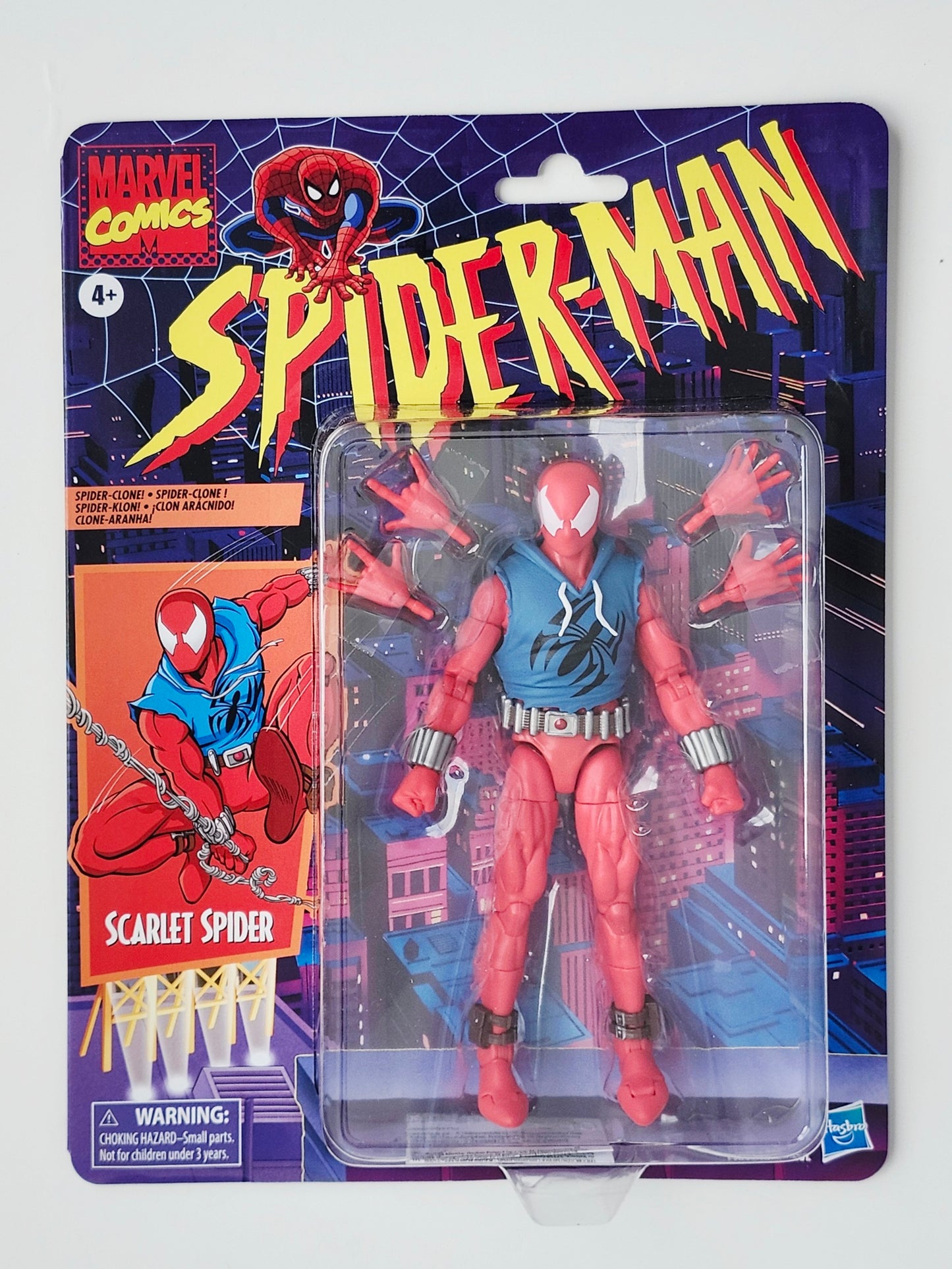 Marvel Legends Spider-Man Retro Collection Scarlet Spider 6-Inch Action Figure