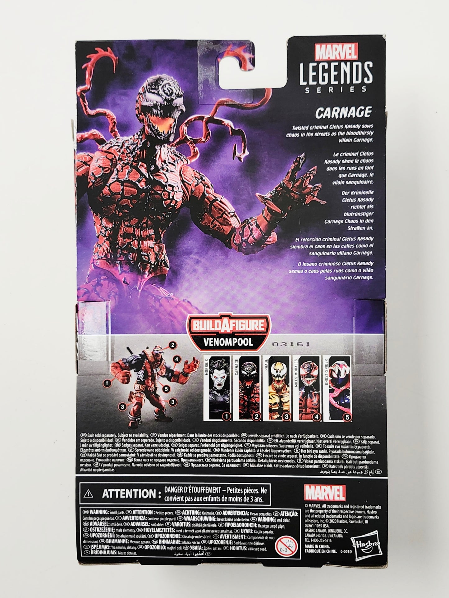 Marvel Legends Venompool Series Carnage 6-Inch Action Figure