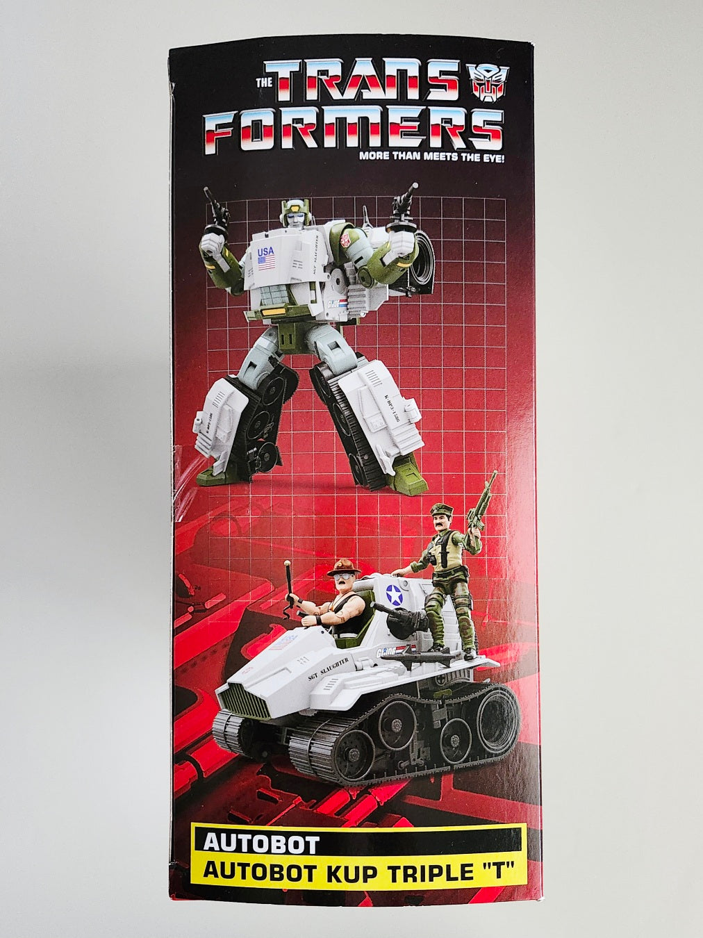 G.I. Joe x Transformers Collaborative Kup Triple T with Sgt. Slaughter and Leatherneck Action Figures