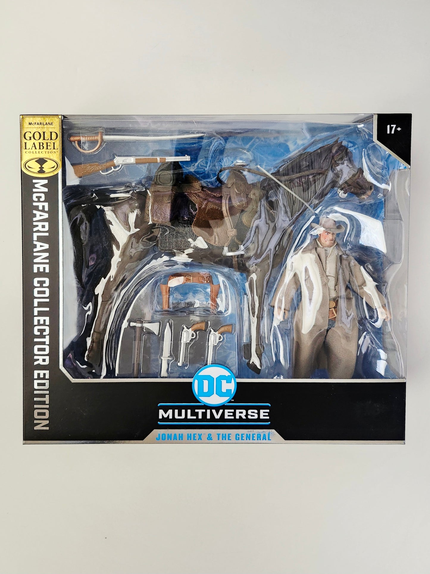 DC Multiverse Collector Edition Gold Label Jonah Hex & the General (All-Star Western) 7-Inch Scale Action Figure 2-Pack, Not Mint
