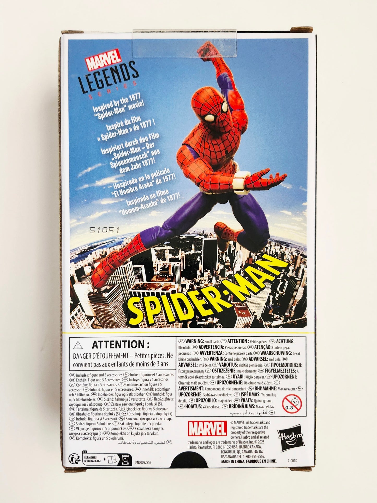 Marvel Legends Spider-Man '77 6-Inch Action Figure, Not Mint