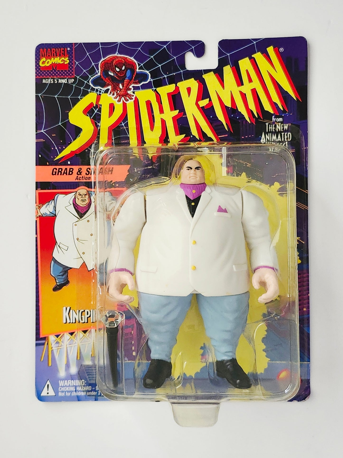 Spider-Man Kingpin with Grab & Smash Action 5-Inch Action Figure
