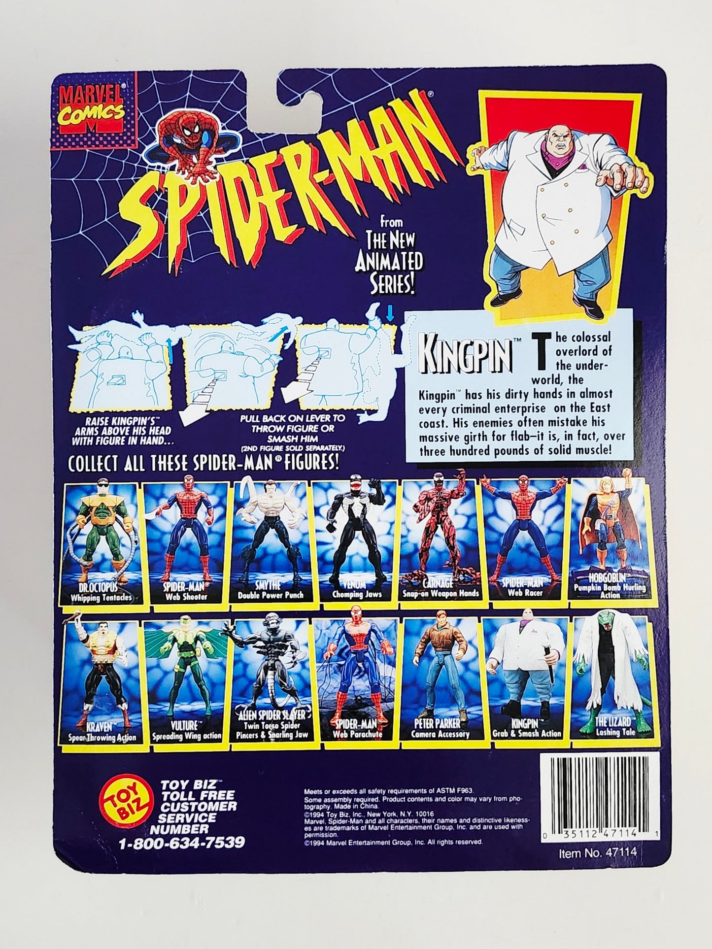 Spider-Man Kingpin with Grab & Smash Action 5-Inch Action Figure