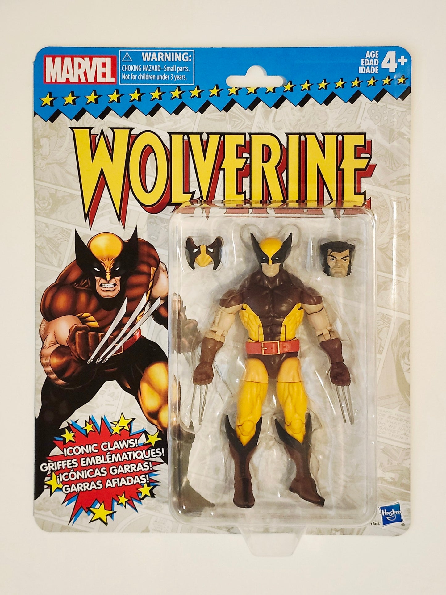 Marvel Legends Marvel Retro Collection Wolverine 6-Inch Action Figure, Not Mint