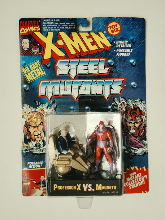 X-Men Steel Mutants Professor X vs. Magneto Die Cast Action Figure 2-Pack