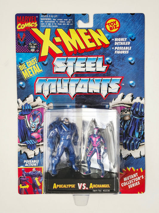 X-Men Steel Mutants Apocalypse vs. Archangel Die Cast Action Figure 2-Pack